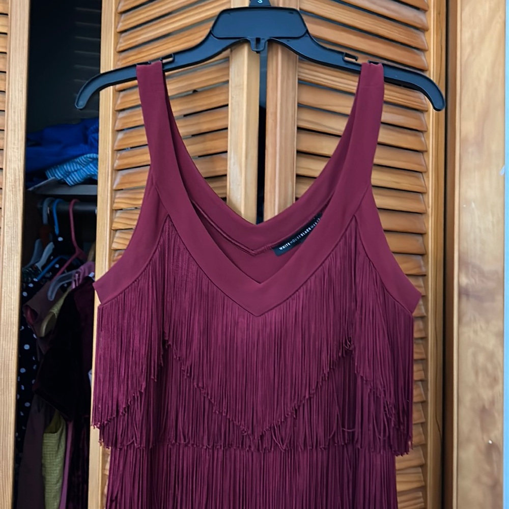 White House Black Market Fringe Dress